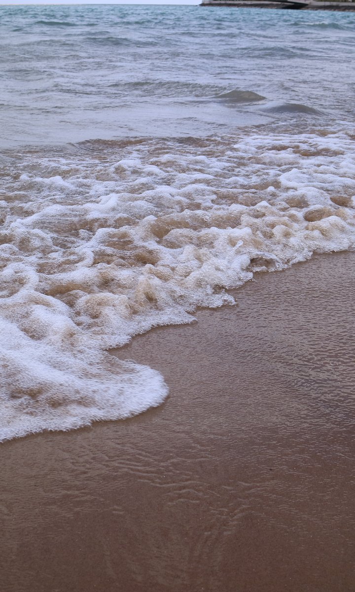 Bright coastal scenery